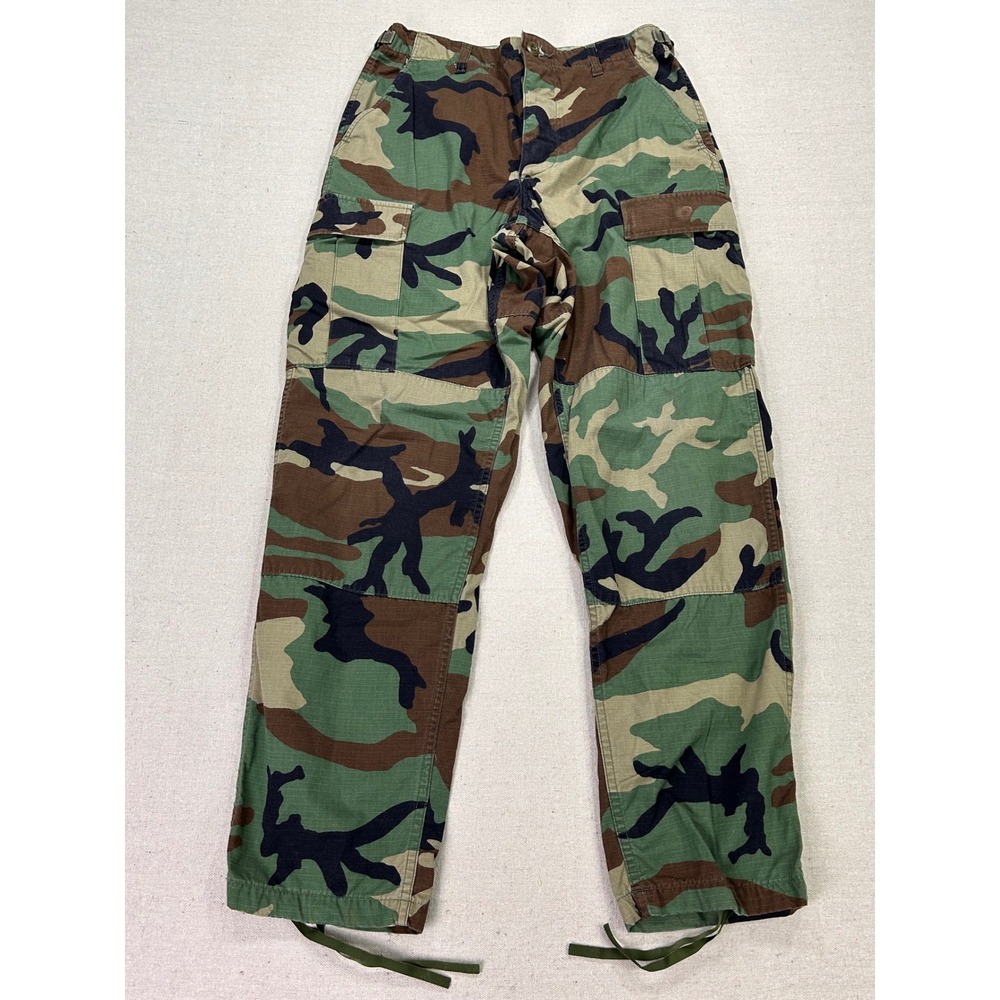 Military Woodland Camo Combat Hot Weather Trousers Mens Small Regular Pants